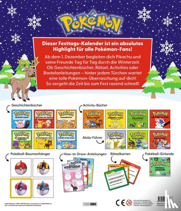 Pokémon - Pokémon: Überraschungskalender: Noch 24 Tage bis zum Fest