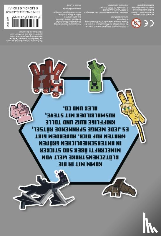  - Minecraft: Superstarker Sticker- und Rätselspaß