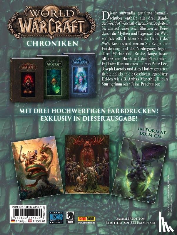 Metzen, Chris, Burns, Matt, Brooks, Robert - Metzen, C: Chroniken Schuber 1 - 3 VI