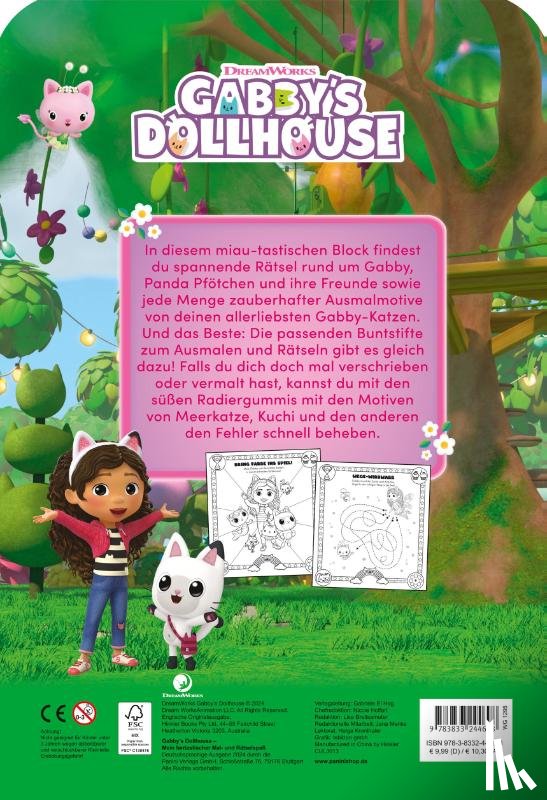 Panini - Gabby's Dollhouse: Mein fantastischer Mal- und Rätselspaß