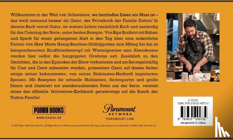 Guilbeau, Gabriel "Gator", Laidlaw, Kim - Yellowstone - Das offizielle Dutton-Ranch-Familien-Kochbuch
