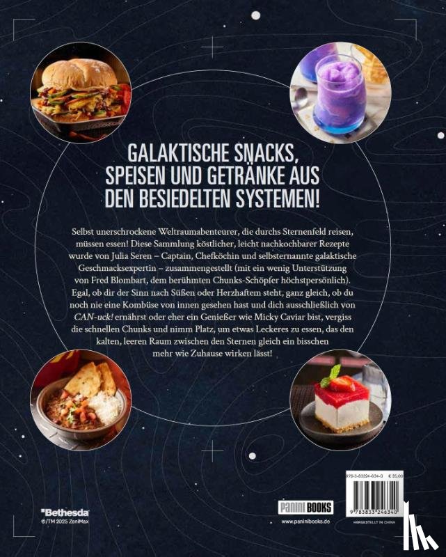 Reeder, Cassandra, Festante, Jim - STARFIELD - Das offizielle Kochbuch