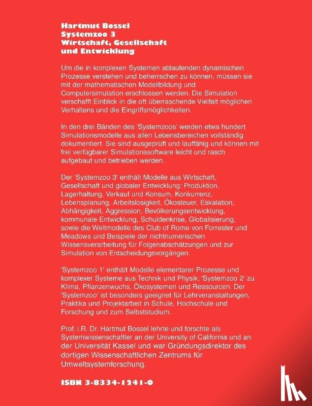 Bossel, Hartmut (Universitat Gesamthochschule Kassel Germany) - Systemzoo 3
