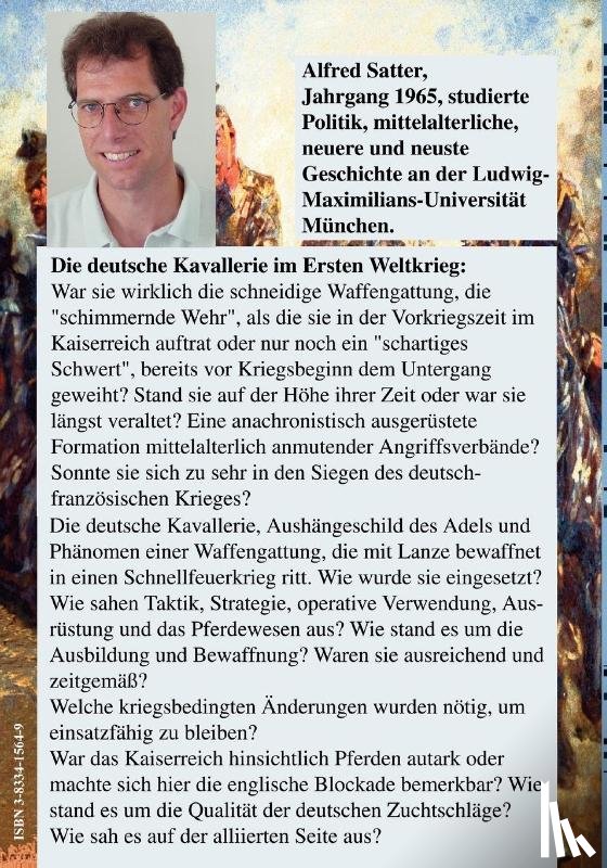 Satter, Alfred - Die deutsche Kavallerie im ersten Weltkrieg
