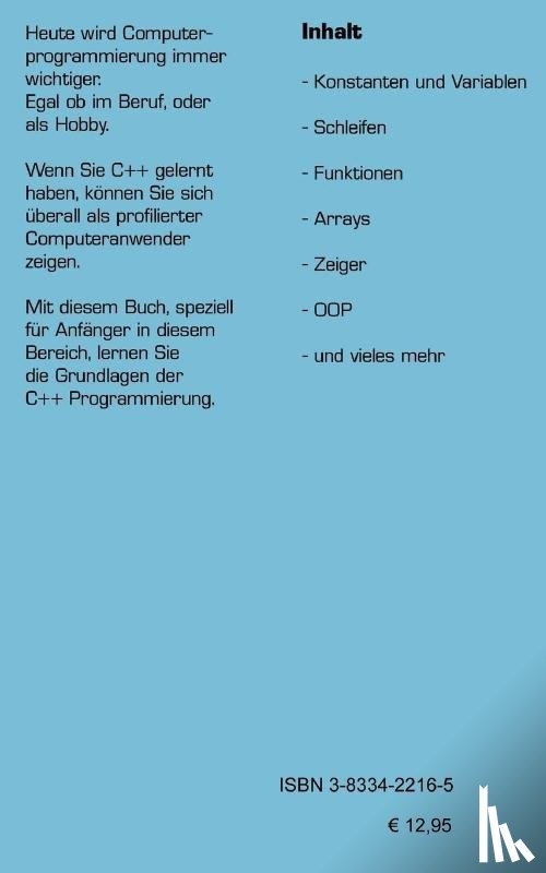 Wollenschein, Florian - C++ Programmierung fur Anfanger