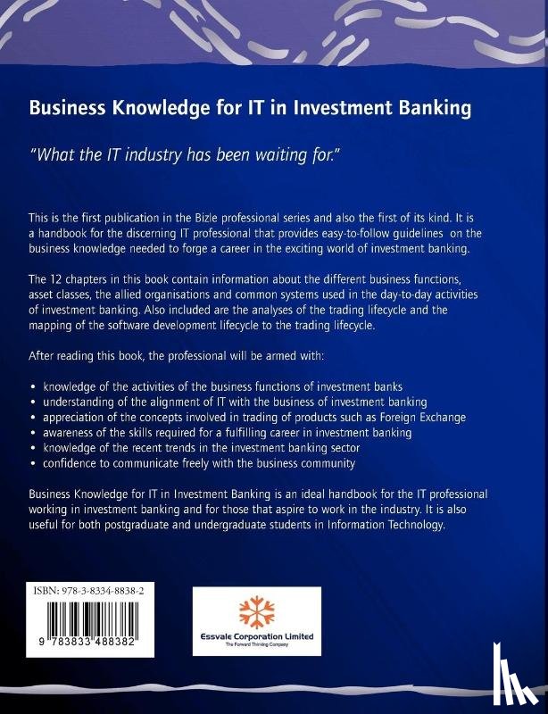  - Business Knowledge for IT in Investment Banking