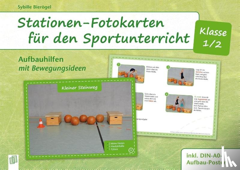 Bierögel, Sybille - Stationen-Fotokarten für den Sportunterricht - Klasse 1/2