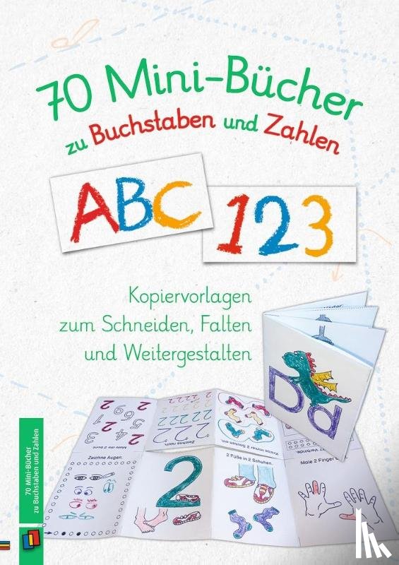  - 70 Minibücher zu Buchstaben und Zahlen