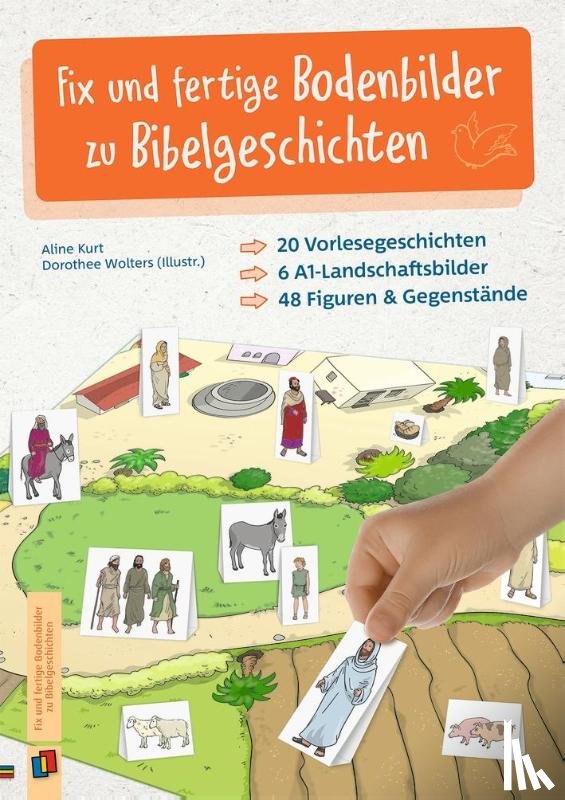 Kurt, Aline - Fix und fertige Bodenbilder zu Bibelgeschichten