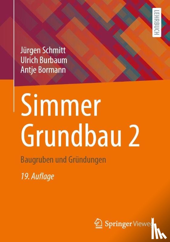 Schmitt, Jurgen, Burbaum, Ulrich, Bormann, Antje - Simmer Grundbau 2