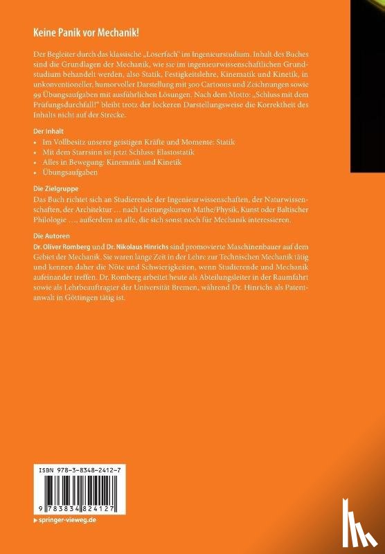 Romberg, Oliver, Hinrichs, Nikolaus - Keine Panik vor Mechanik!