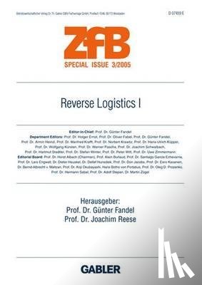 Gunter Fandel, Joachim Reese - Reverse Logistics I