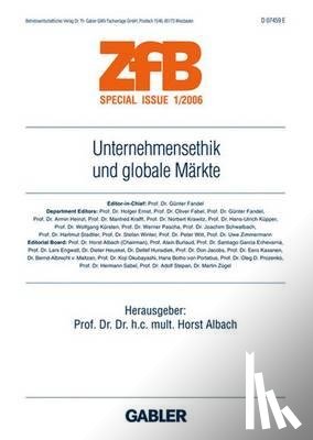 Horst Albach - Unternehmensethik und globale Markte