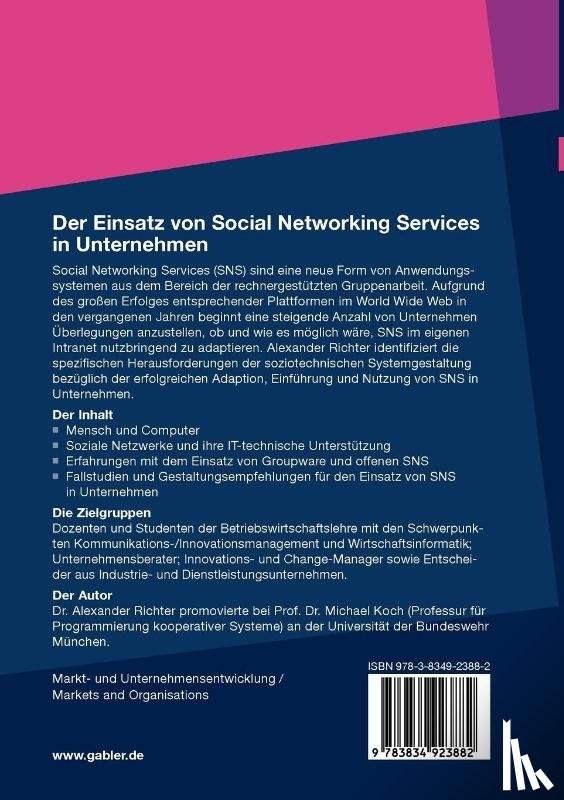 Alexander Richter - Der Einsatz Von Social Networking Services in Unternehmen