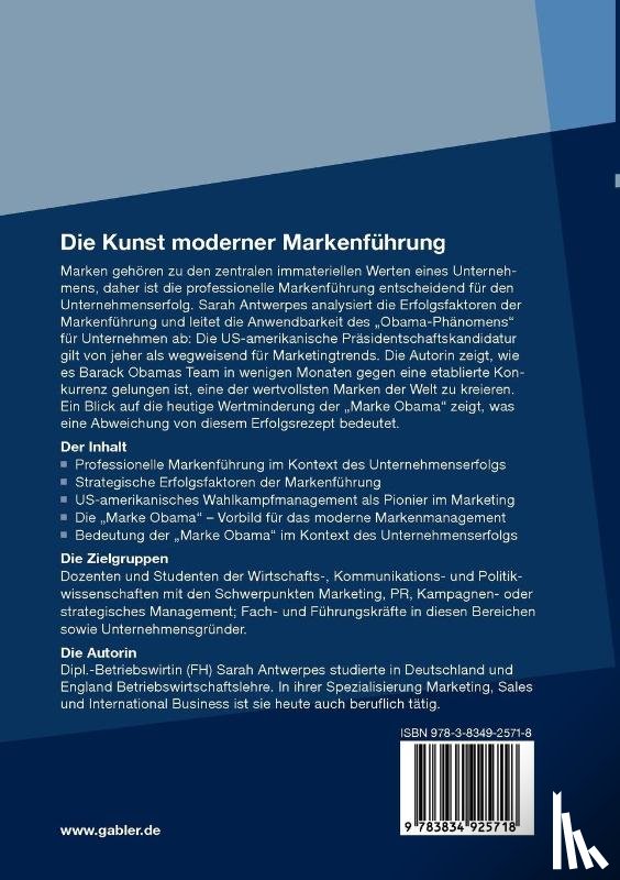 Antwerpes, Sarah - Die Kunst Moderner Markenfuhrung