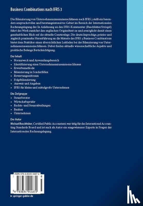 Michael Buschhuter - Business Combinations Nach Ifrs 3