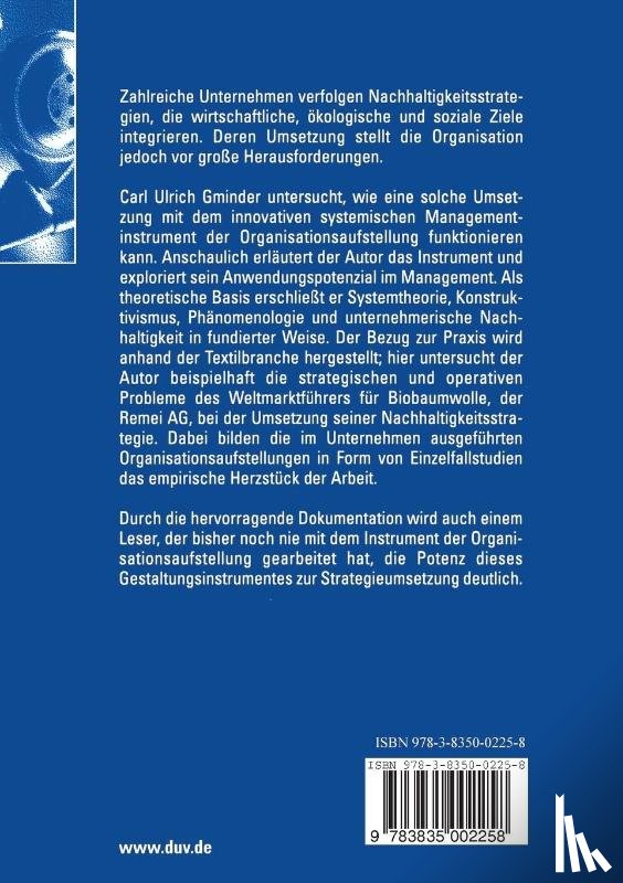 Gminder, Carl Ulrich - Nachhaltigkeitsstrategien Systemisch Umsetzen