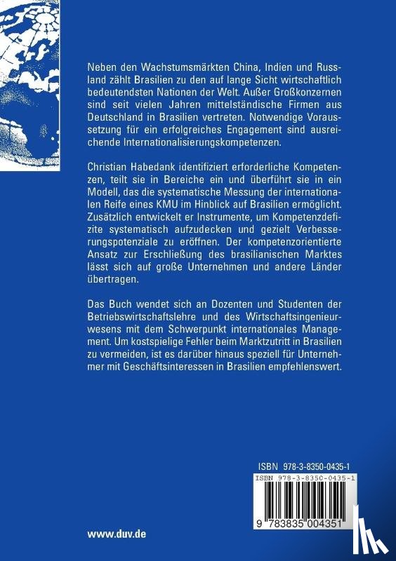 Christian Habedank - Internationalisierung Im Deutschen Mittelstand