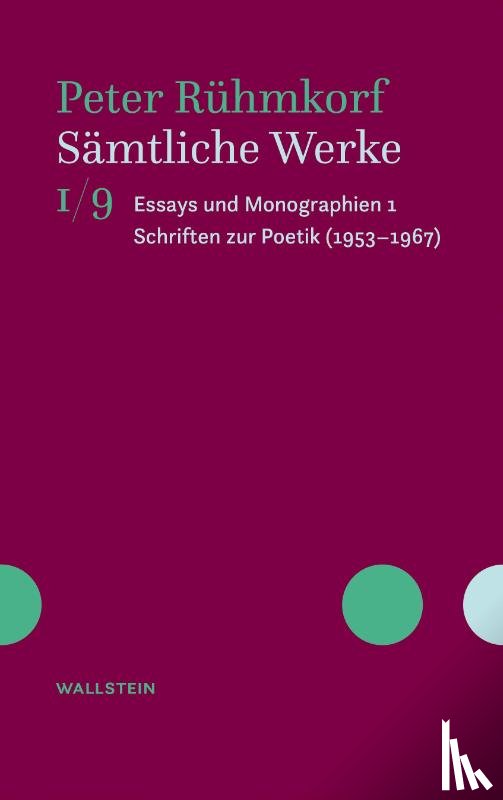Rühmkorf, Peter - Sämtliche Werke