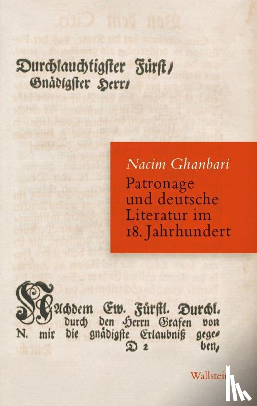 Ghanbari, Nacim - Patronage und deutsche Literatur im 18. Jahrhundert
