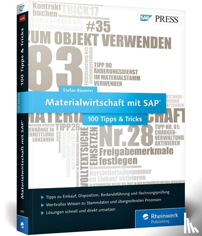 Bäumler, Stefan - Materialwirtschaft mit SAP - 100 Tipps & Tricks