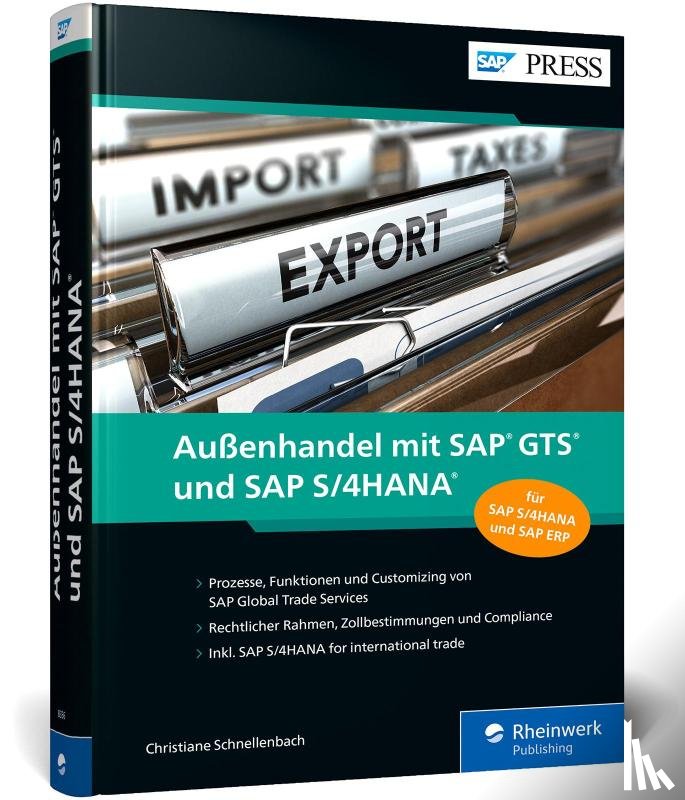 Schnellenbach, Christiane - Außenhandel mit SAP GTS und SAP S/4HANA