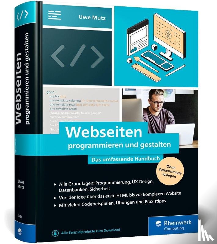 Mutz, Uwe - Webseiten programmieren und gestalten