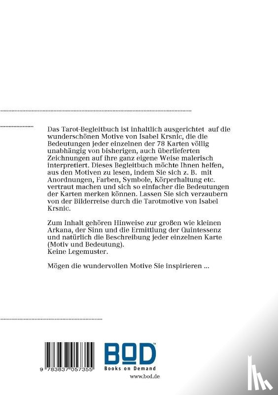 Kruger, Jutta - Tarot-Begleitbuch