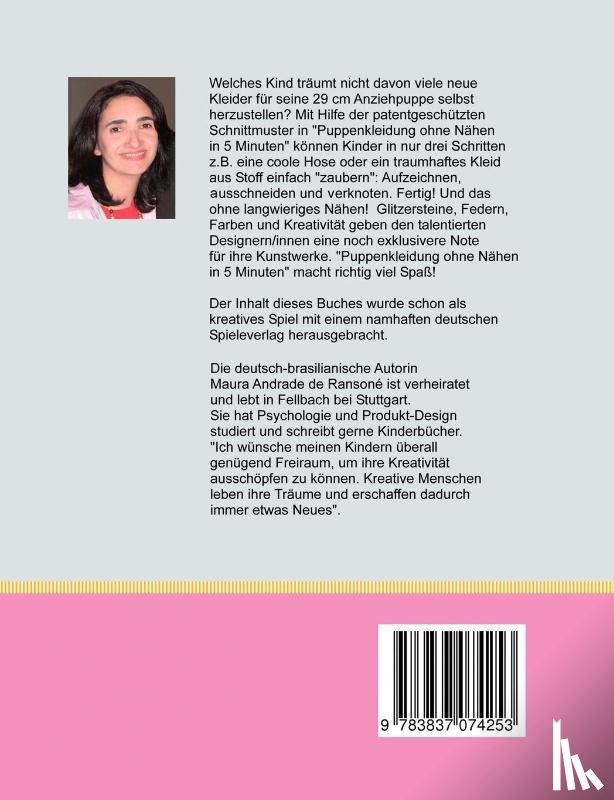 Andrade, Maura - Puppenkleidung ohne Nahen, Band 1 - Doll Fashion Without Sewing, Vol. 1