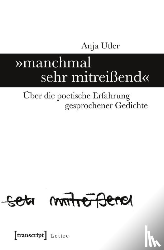 Utler, Anja - 'manchmal sehr mitreißend'