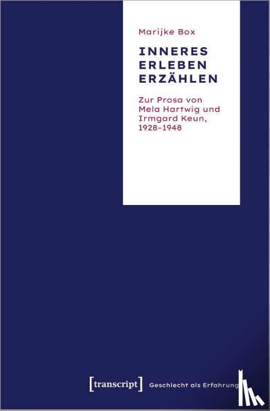 Box, Marijke - Inneres Erleben erzählen