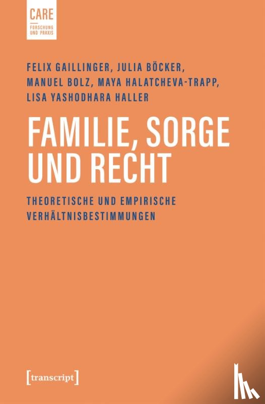 Gaillinger, Felix, Böcker, Julia, Bolz, Manuel, Halatcheva-Trapp, Maya - Familie, Sorge und Recht