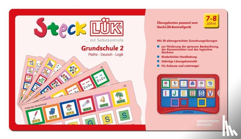  - SteckLÜK. Grundschule mix 2 Mathe - Deutsch - Logik: Alter 7 - 8 (rot)