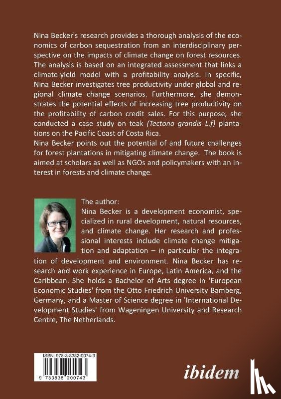 Becker, Nina - Effects of climate change on the profitability of carbon credit sales