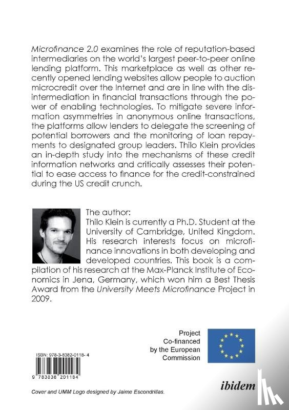 Klein, Thilo - Microfinance 2.0 - Group Formation & Repayment Performance in Online Lending Platforms During the U.S. Credit Crunch
