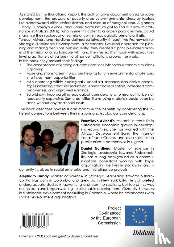 Akinosi, Funmilayo A, Nordlund, Daniel, Turbay, Alejandro - Sustainable Microfinance