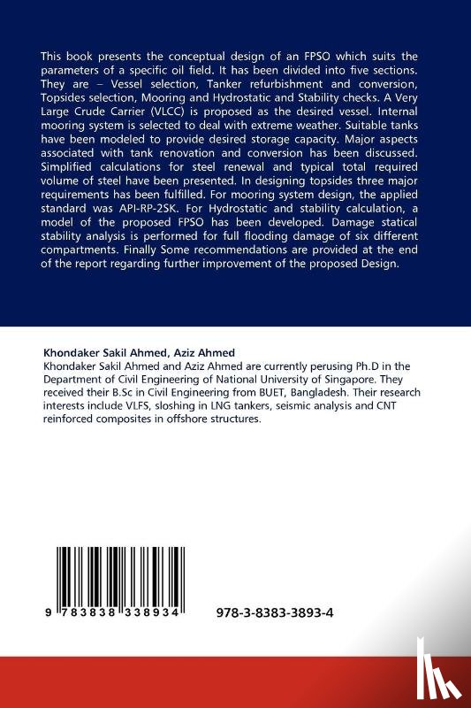 Ahmed, Khondaker Sakil, Ahmed, Aziz - Floating Production Storage and Offloading