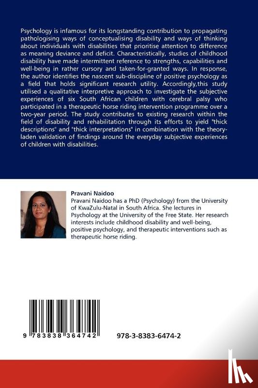 Naidoo, Pravani - The Experiences of Children with Disabilities in Therapeutic Riding