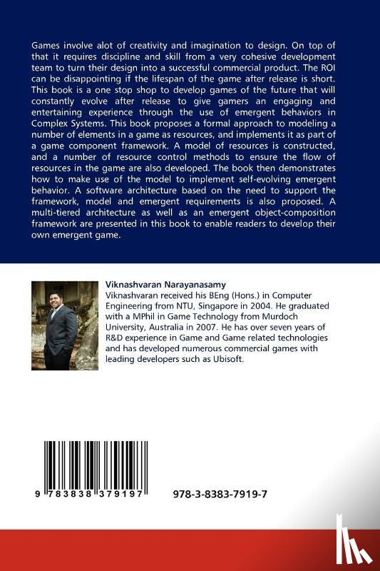 Narayanasamy, Viknashvaran - Design, Modeling, Architecture and Development for Multiplayer Games