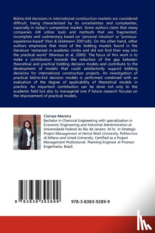 Moreira, Clarisse - Bid/No-Bid Decisions in the International Construction Industry