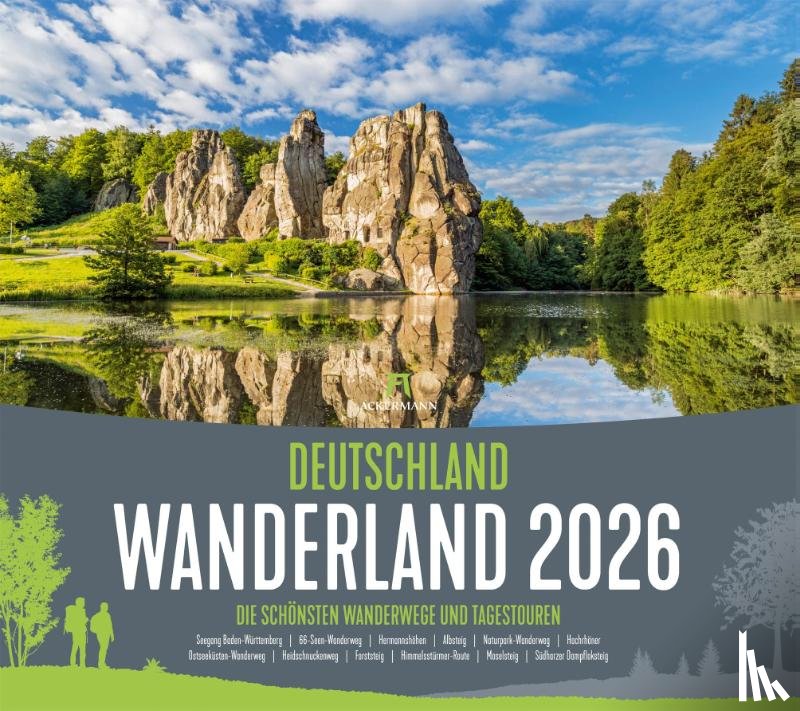  - Deutschland Wanderland Kalender 2026 | Die schönsten Wanderwege