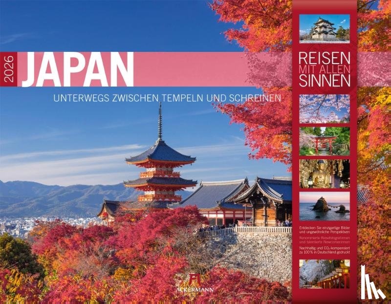  - Japan Kalender 2026 | Unterwegs zwischen Tempeln und Schreinen