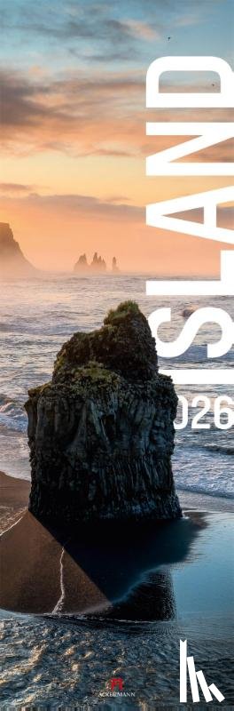  - Island Vertikal Kalender 2026