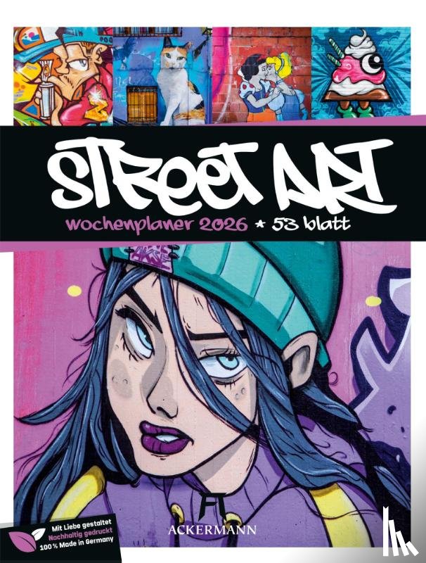  - Street Art Wochenplaner Kalender 2026