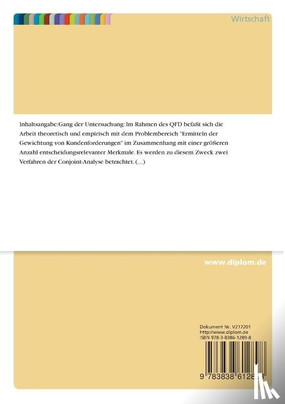 Butz, Bernd - Quality Function Deployment (QFD) fur Dienstleistungen