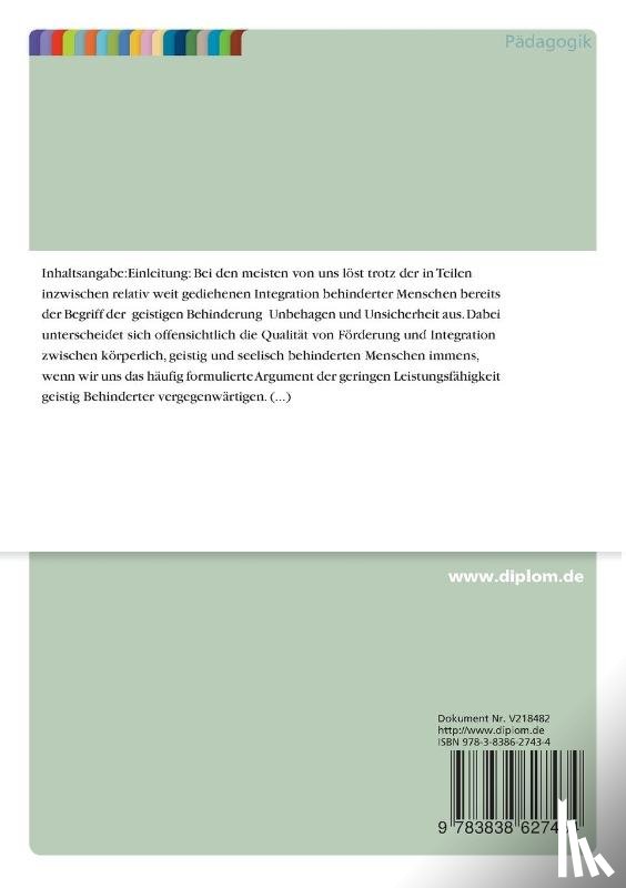 Bruss, Andreas - Einzelfallhilfe in Familien mit geistig behinderten Kindern