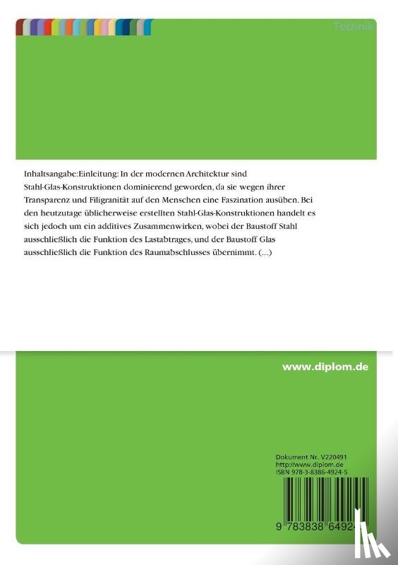 Terfloth, Georg - Tragverhalten von Stahl-Glas-Verbundkonstruktionen