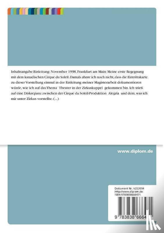Thomas, Ernst-Marcus - Theater in der Zirkuskuppel