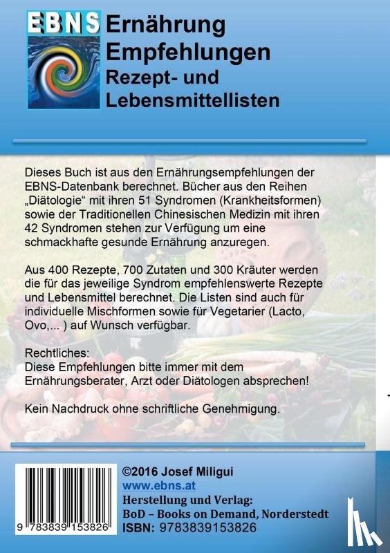 Miligui, Josef - Ernahrung bei Fruktosemalabsorption