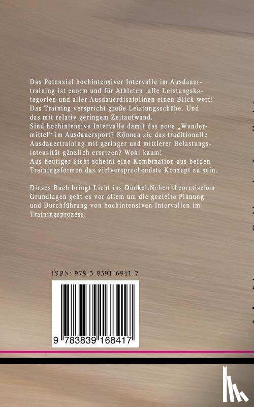 Schurr, Stefan - Hochintensives Intervalltraining im Ausdauersport